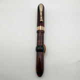 Visconti Copernicus Burgundy Celluloid Limited Edition Fountain Pen   - Medium 18kt Gold Nib