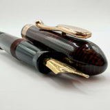 Visconti Copernicus Burgundy Celluloid Limited Edition Fountain Pen   - Medium 18kt Gold Nib