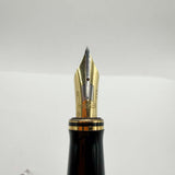 Parker Duofold Centennial (Largest) Marbled Blue  Fountain Pen - Medium #83 18kt Gold Nib (Circa 1990)
