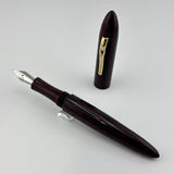 Ranga India Torpedo Purple ripple ebonite  - Fountain Pen
