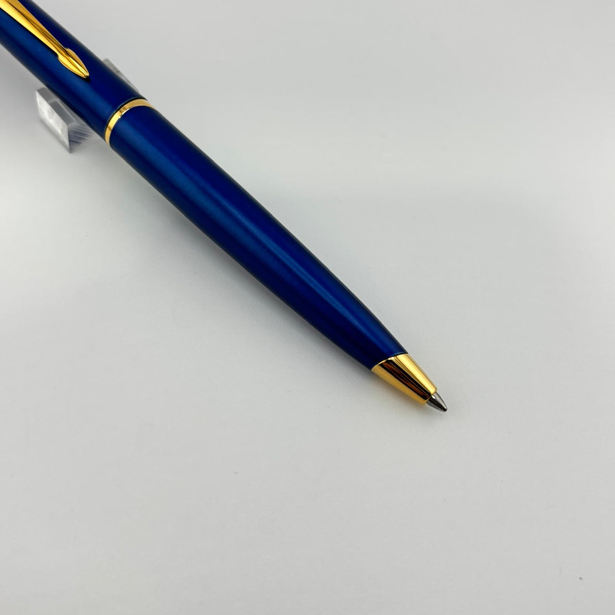 Parker Inflection Blue Metallic Lacquer - Rollerball and Ballpoint