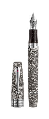Montegrappa Imperial Year Of The Dragon Silver Limited Edition - Fountain Pen