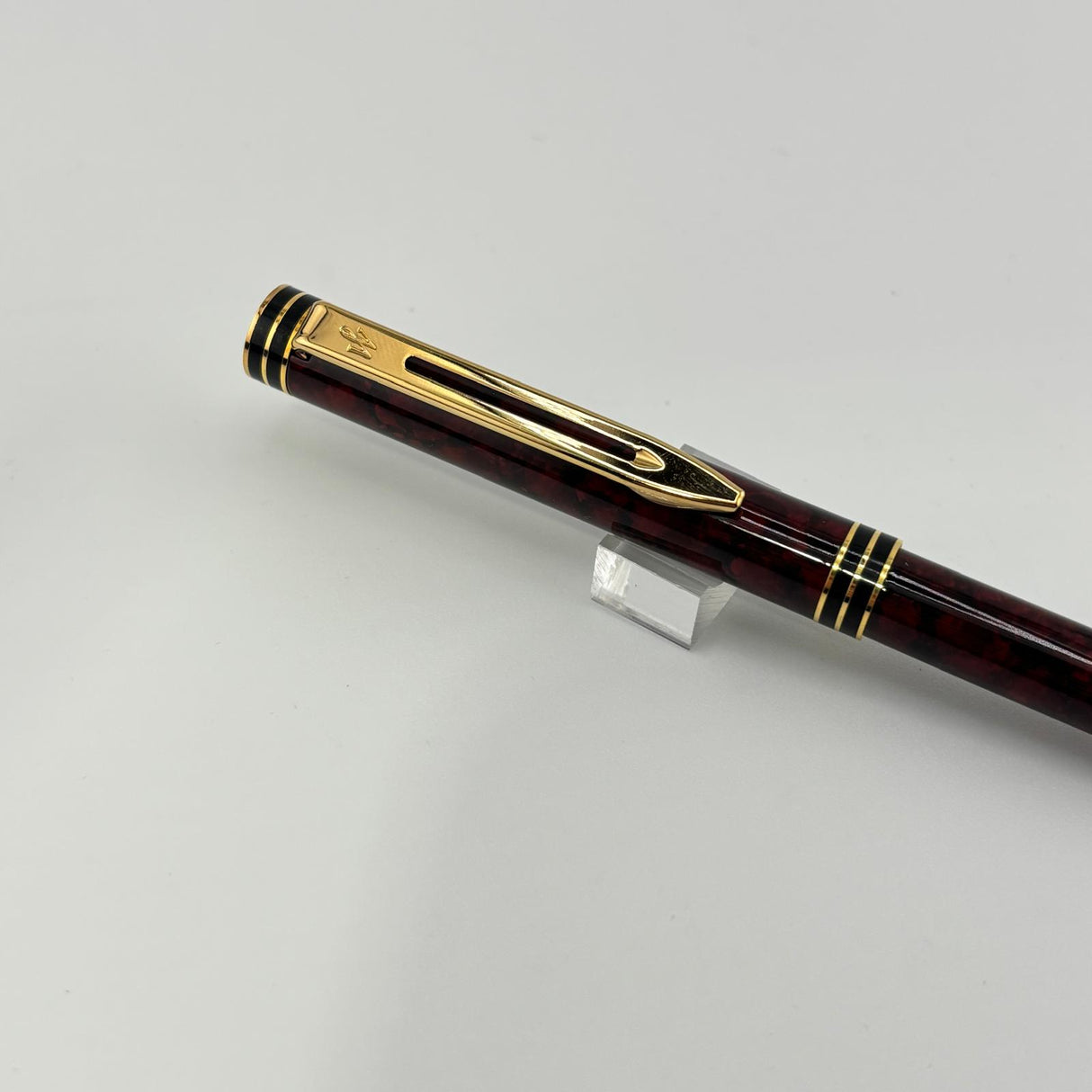 Waterman Exclusive Burgundy Marble Set - Ballpoint and Pencil
