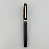 Lapis Bart England Black lacquer square ends   - Fountain Pen