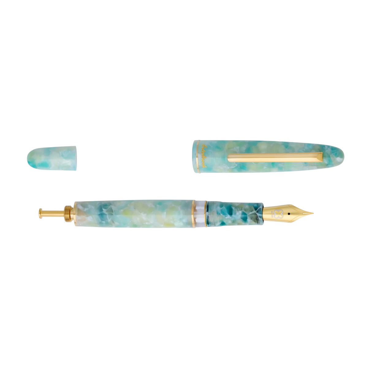 Esterbrook Estie Sea Glass Gold Trim Fountain Pen (Button Piston)