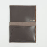 alice park kidskin card case grey